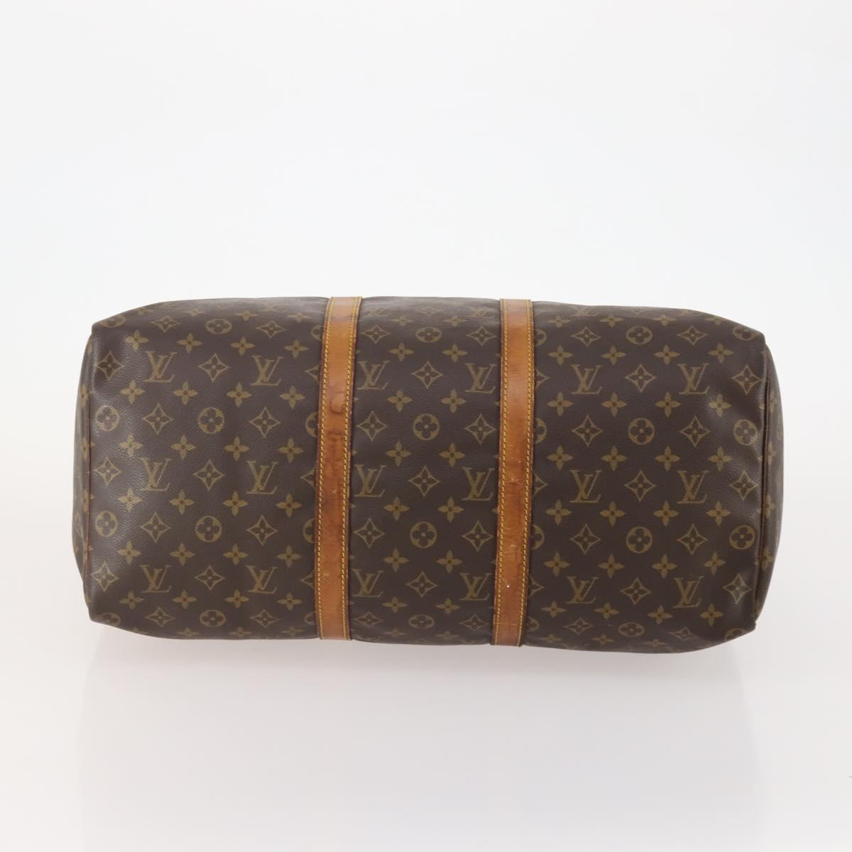 LOUIS VUITTON Monogram Keepall 50 Boston Bag M41426 LV Auth 152781