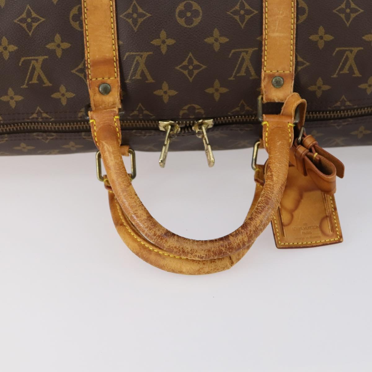 LOUIS VUITTON Monogram Keepall 50 Boston Bag M41426 LV Auth 152782
