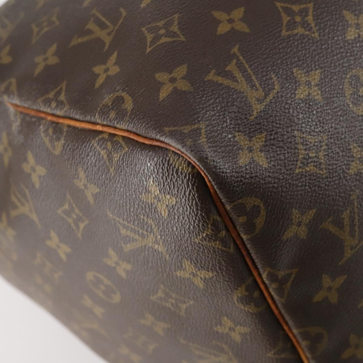 LOUIS VUITTON Monogram Keepall 55 Boston Bag M41424 LV Auth 152783