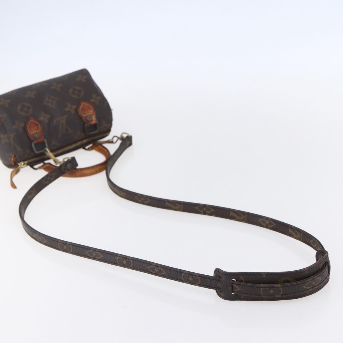 LOUIS VUITTON Monogram Mini Speedy Hand Bag M41534 LV Auth 152784