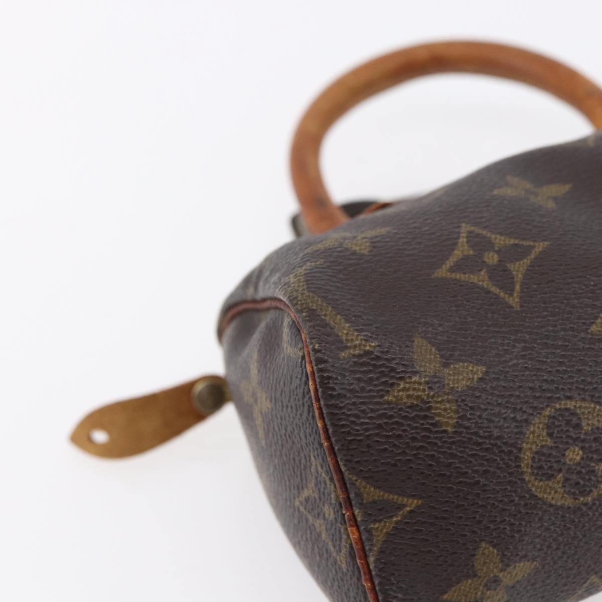 LOUIS VUITTON Monogram Mini Speedy Hand Bag M41534 LV Auth 152784