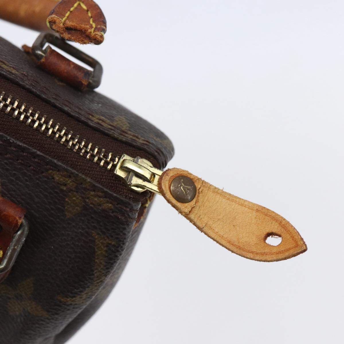 LOUIS VUITTON Monogram Mini Speedy Hand Bag M41534 LV Auth 152784