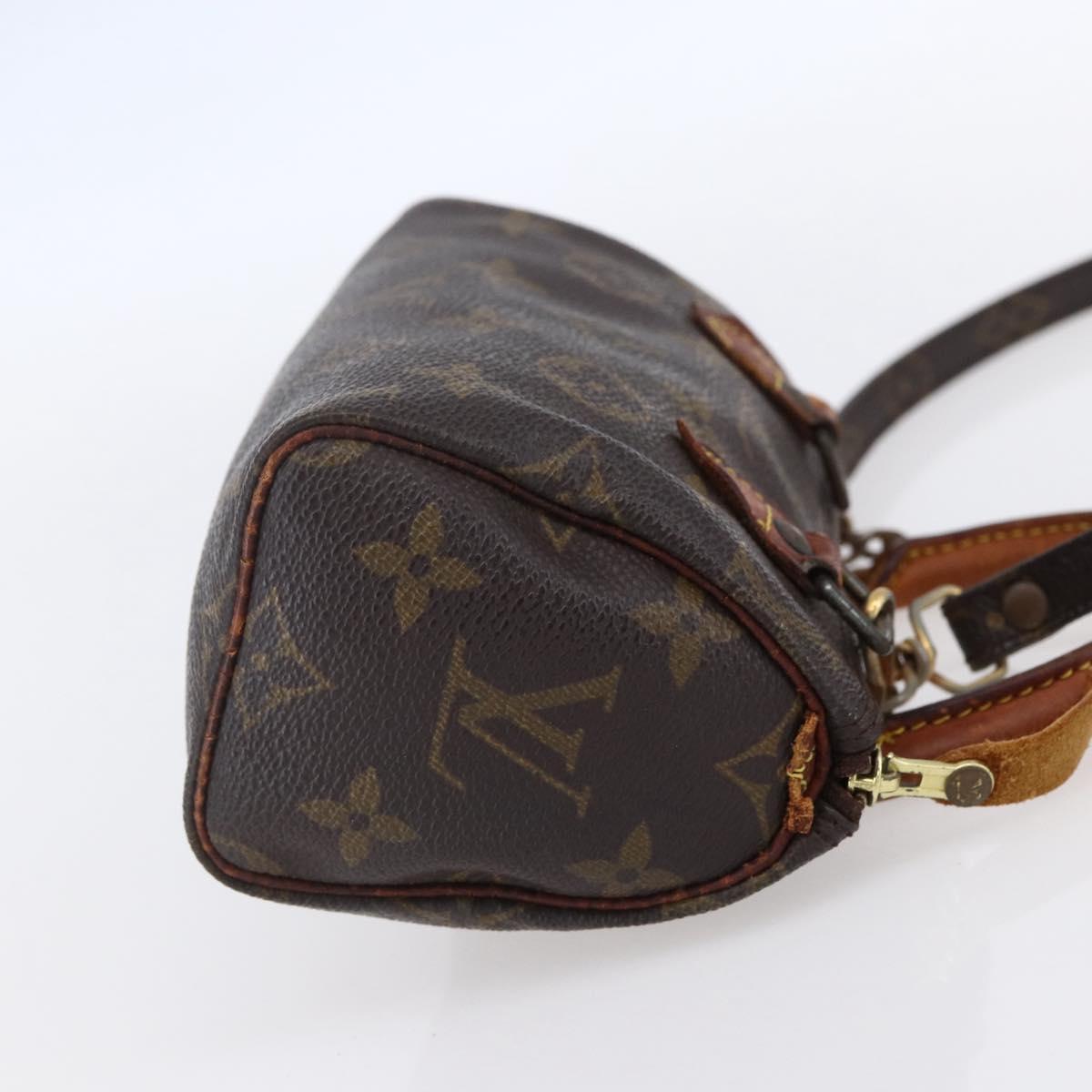 LOUIS VUITTON Monogram Mini Speedy Hand Bag M41534 LV Auth 152784