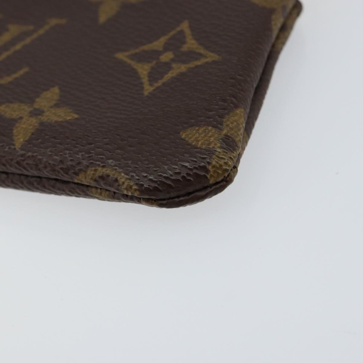 LOUIS VUITTON Monogram Pochette Cles Coin Purse M60033 LV Auth 152786