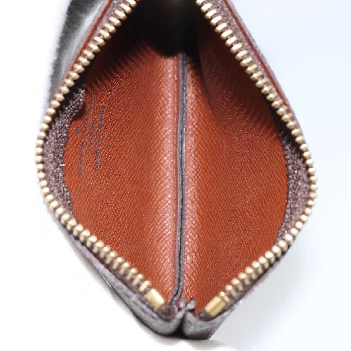 LOUIS VUITTON Monogram Pochette Cles Coin Purse M60033 LV Auth 152786