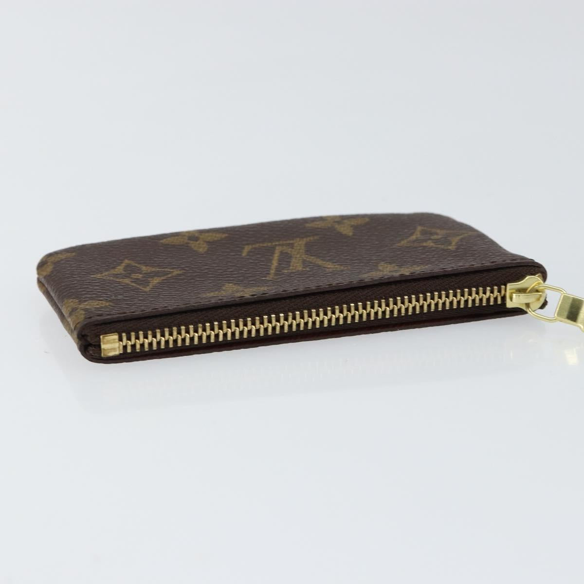 LOUIS VUITTON Monogram Pochette Cles Coin Purse M60033 LV Auth 152786