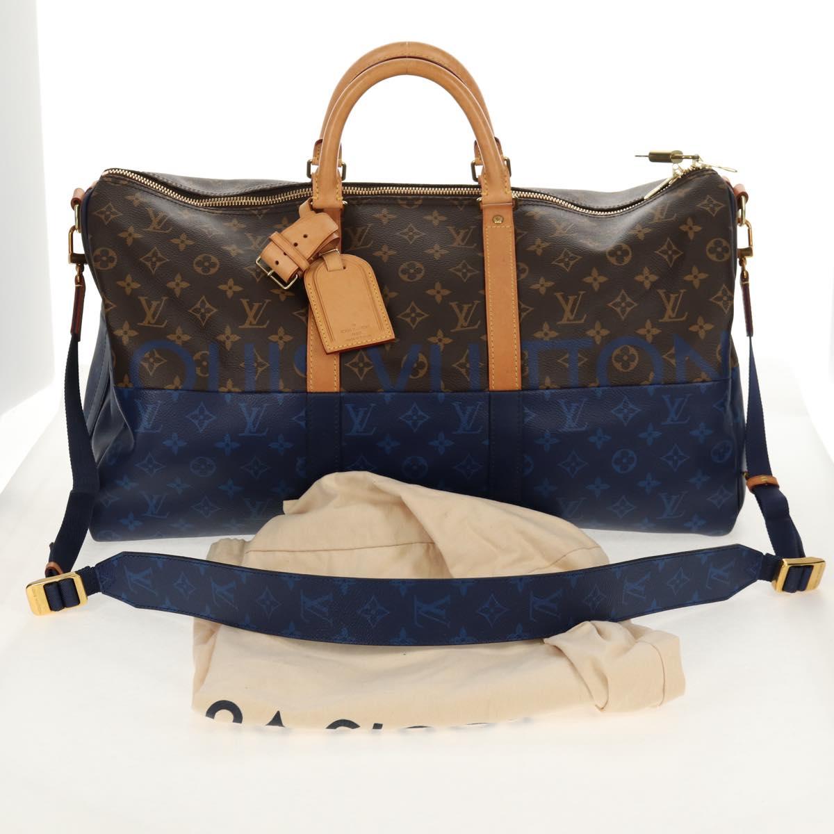 LOUIS VUITTON Pacific Split Keepall Bandouliere 50 Bag M43861 LV Auth 152797M