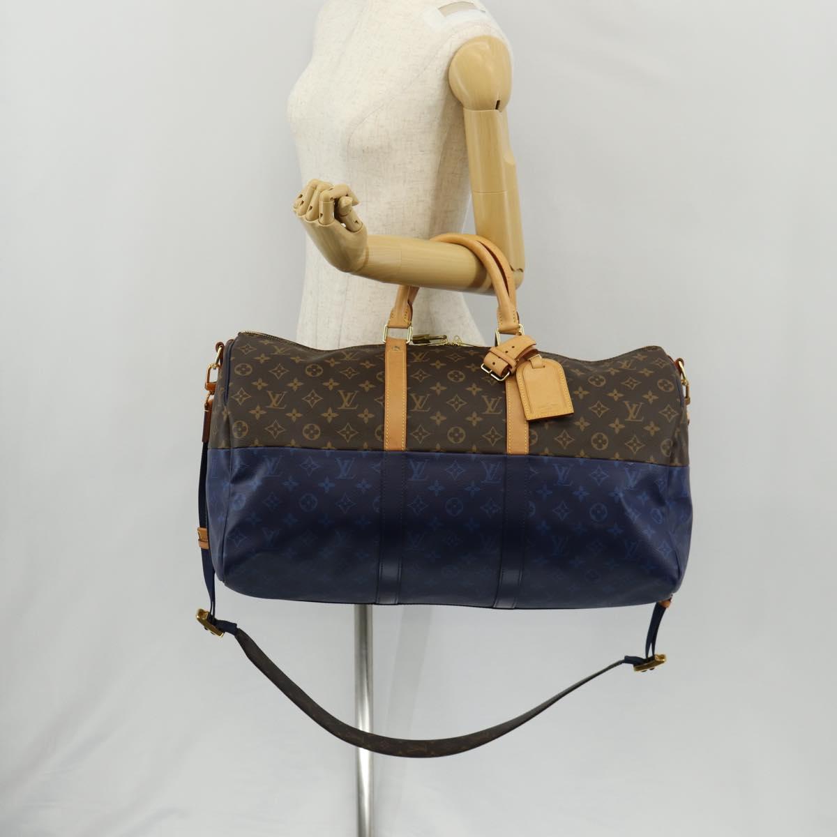 LOUIS VUITTON Pacific Split Keepall Bandouliere 50 Bag M43861 LV Auth 152797M