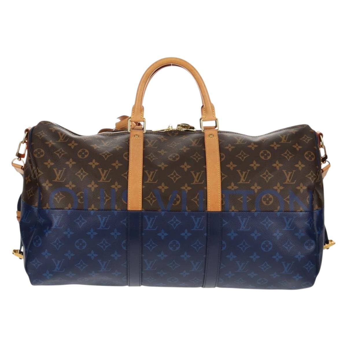 LOUIS VUITTON Pacific Split Keepall Bandouliere 50 Bag M43861 LV Auth 152797M