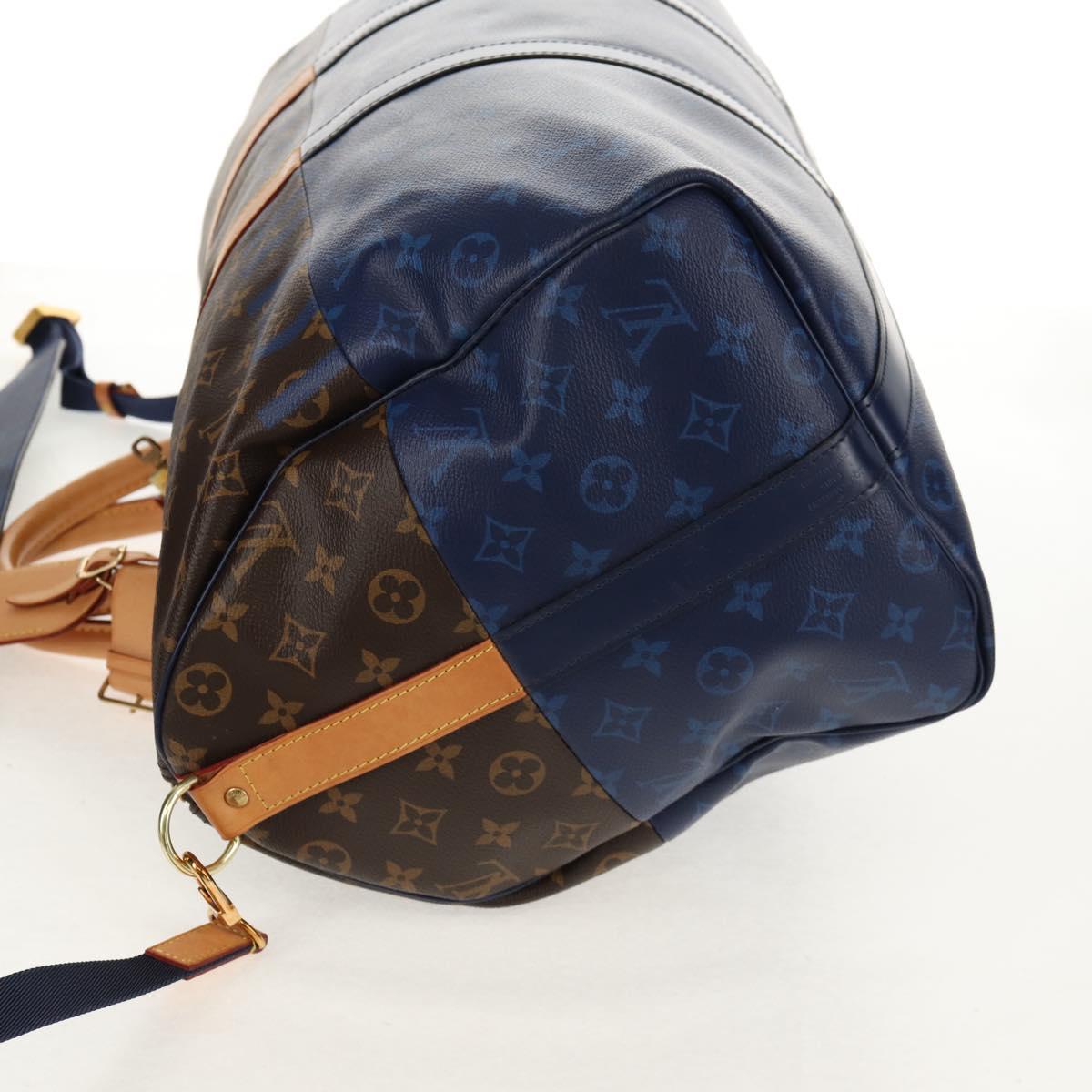 LOUIS VUITTON Pacific Split Keepall Bandouliere 50 Bag M43861 LV Auth 152797M