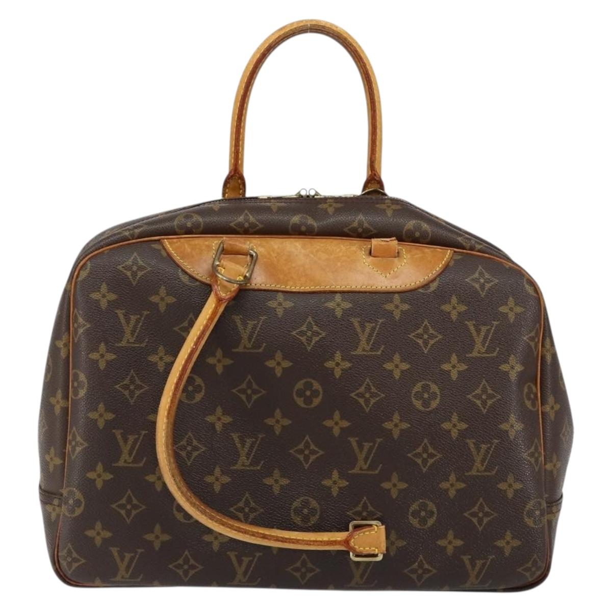 LOUIS VUITTON Monogram Deauville Hand Bag M47270 LV Auth 152799