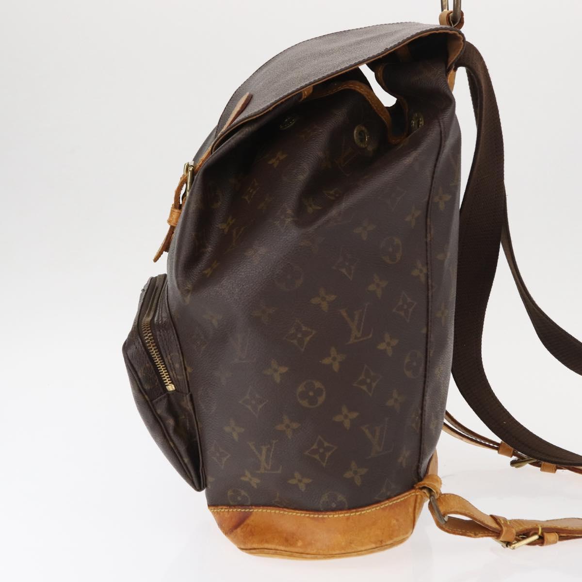 LOUIS VUITTON Monogram Montsouris GM Backpack M51135 LV Auth 152800