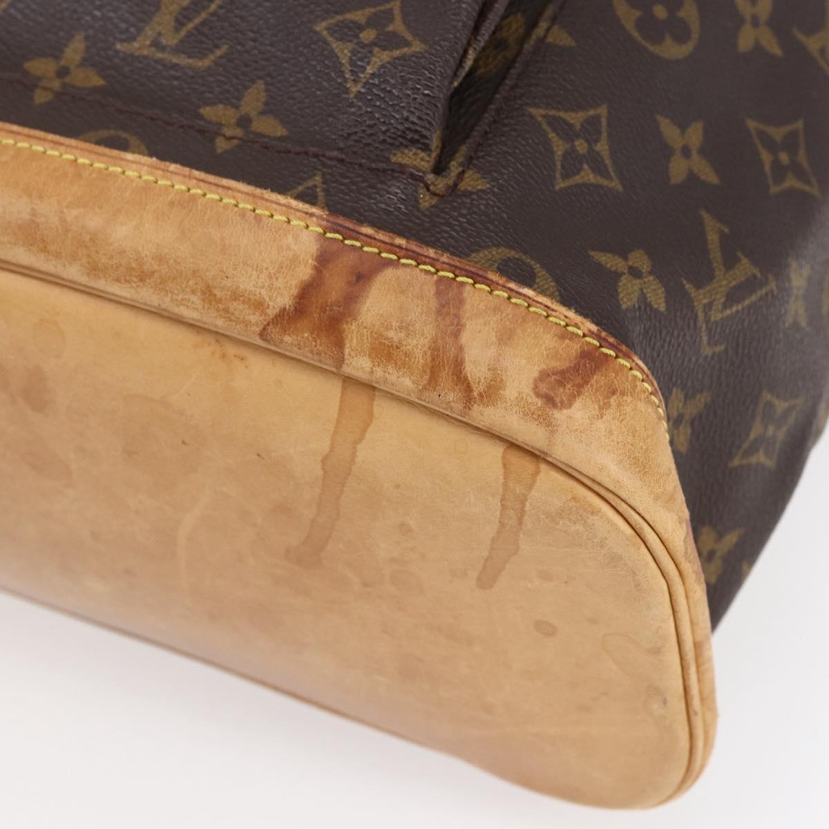 LOUIS VUITTON Monogram Montsouris GM Backpack M51135 LV Auth 152826