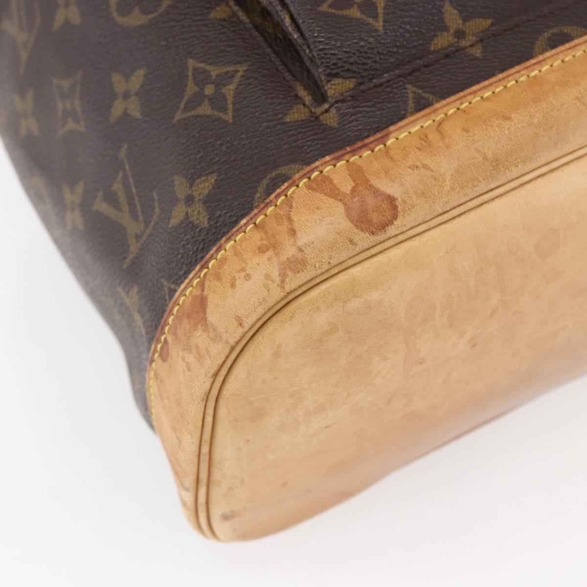 LOUIS VUITTON Monogram Montsouris GM Backpack M51135 LV Auth 152826