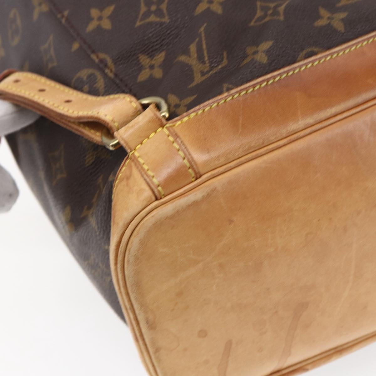 LOUIS VUITTON Monogram Montsouris GM Backpack M51135 LV Auth 152826