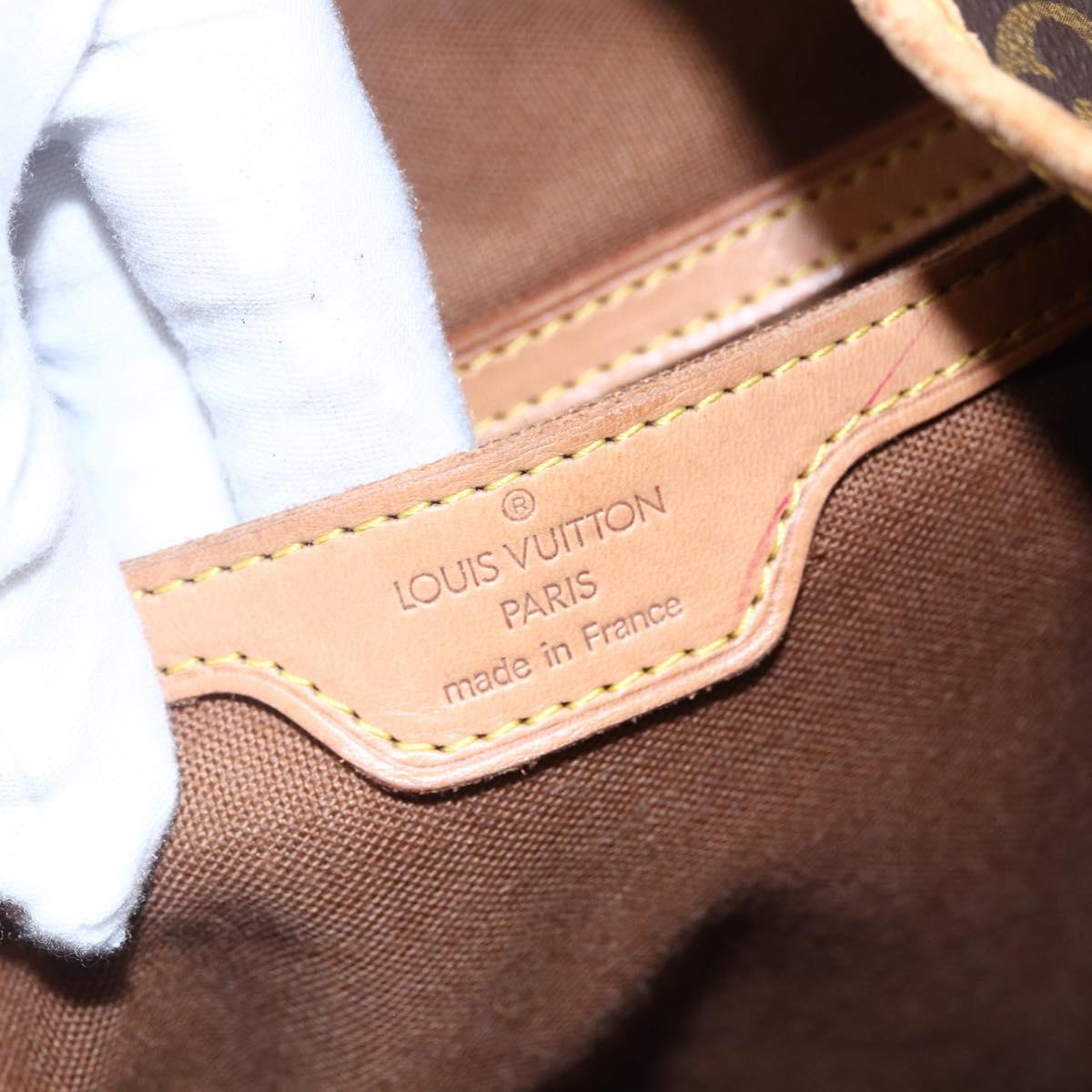 LOUIS VUITTON Monogram Montsouris GM Backpack M51135 LV Auth 152826