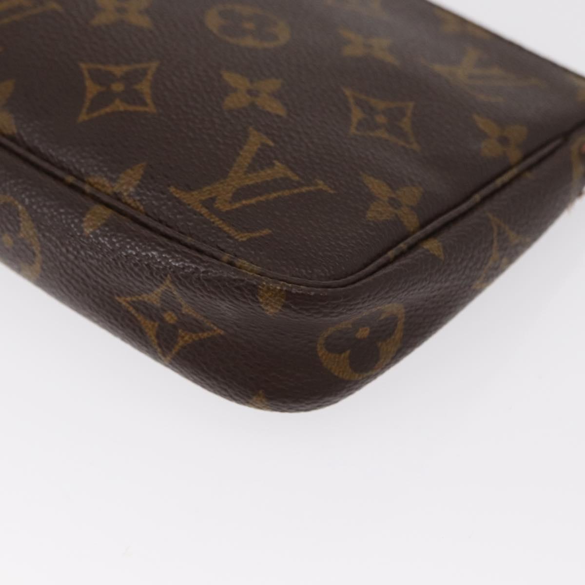 LOUIS VUITTON Monogram Pochette Accessoires Pouch M51980 LV Auth 152827
