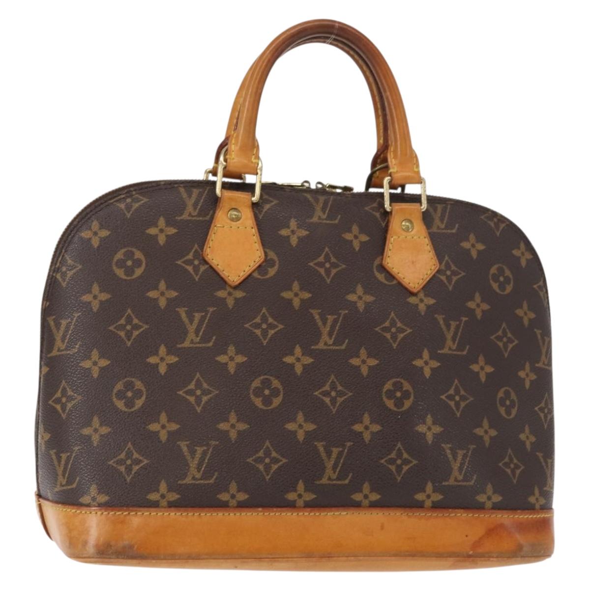 LOUIS VUITTON Monogram Alma Hand Bag M51130 LV Auth 152830