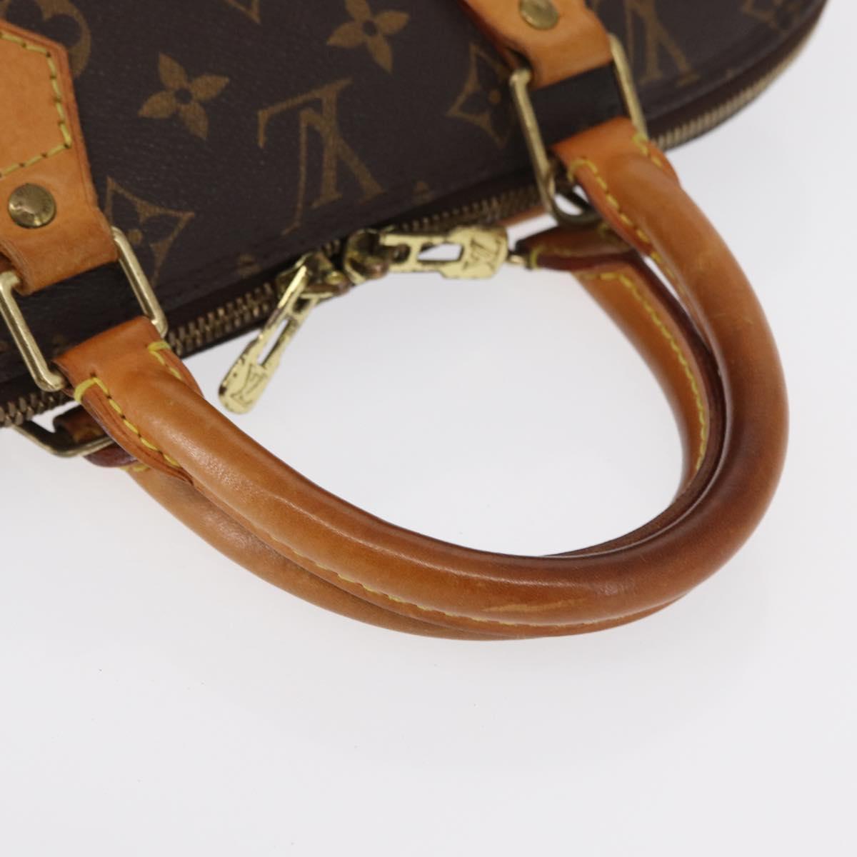 LOUIS VUITTON Monogram Alma Hand Bag M51130 LV Auth 152830