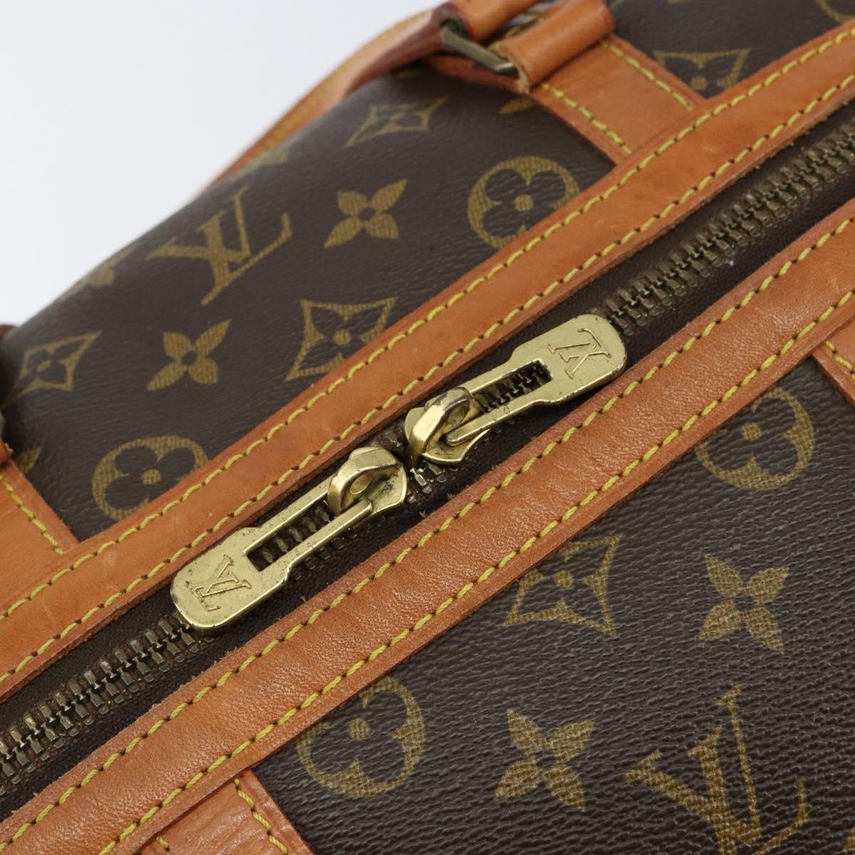 LOUIS VUITTON Monogram Sac Souple 35 Boston Bag M41626 LV Auth 152839