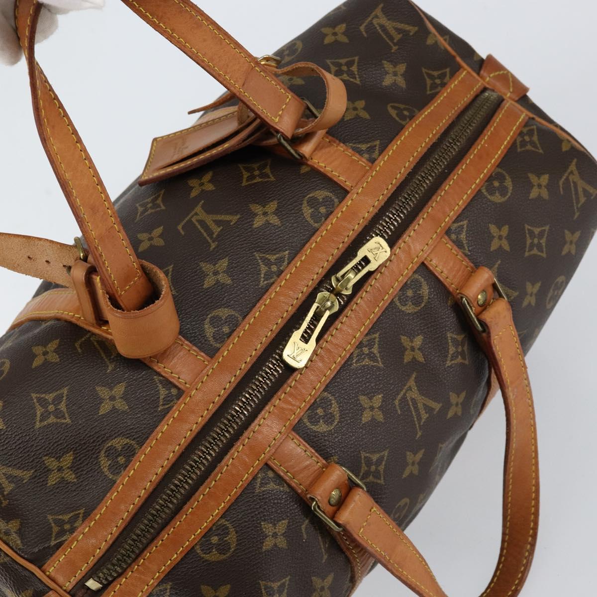 LOUIS VUITTON Monogram Sac Souple 35 Boston Bag M41626 LV Auth 152839A