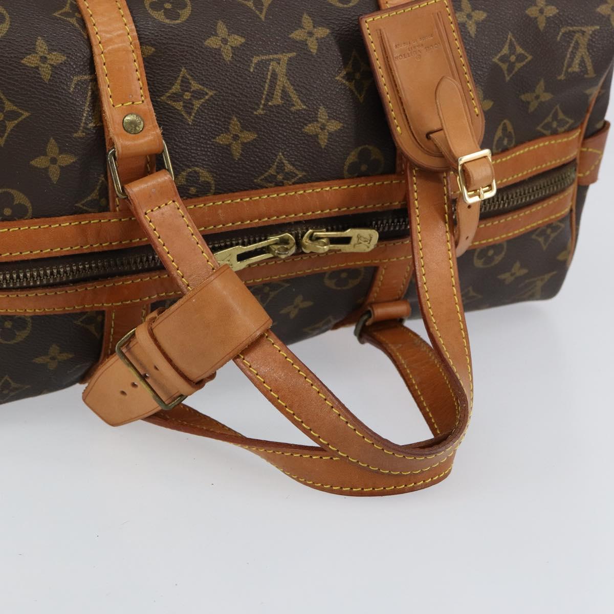LOUIS VUITTON Monogram Sac Souple 35 Boston Bag M41626 LV Auth 152839