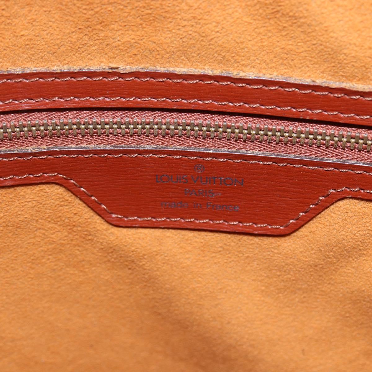 LOUIS VUITTON Epi Saint Jacques Shopping Bag Brown M52263 LV Auth 152853