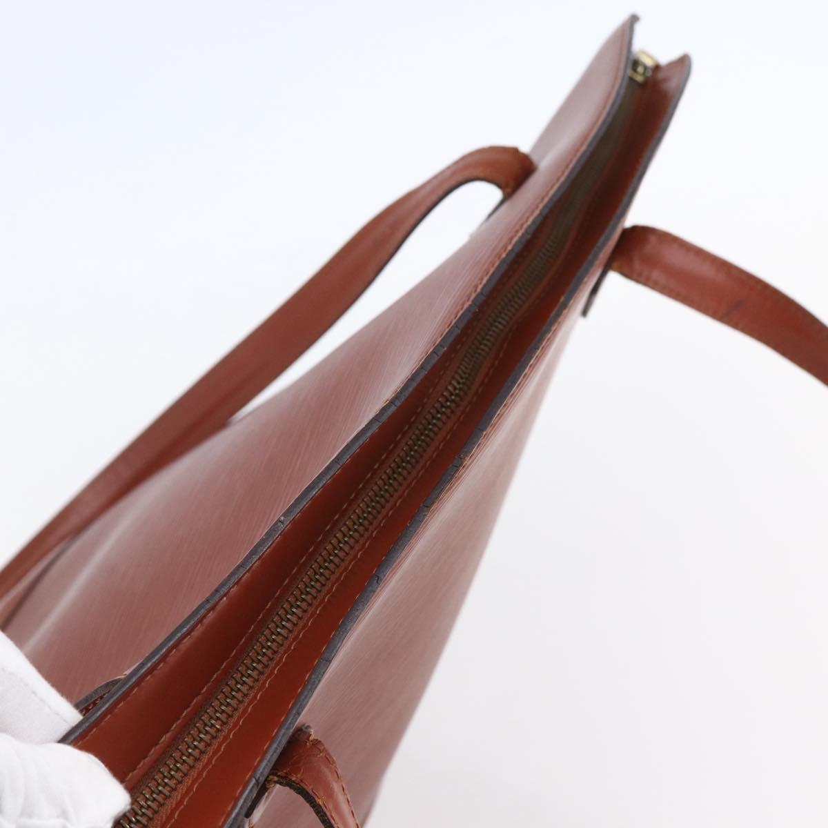 LOUIS VUITTON Epi Saint Jacques Shopping Bag Brown M52263 LV Auth 152853