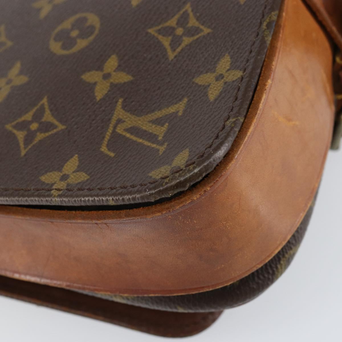 LOUIS VUITTON Monogram Cartouchiere MM Shoulder Bag M51253 LV Auth 152857