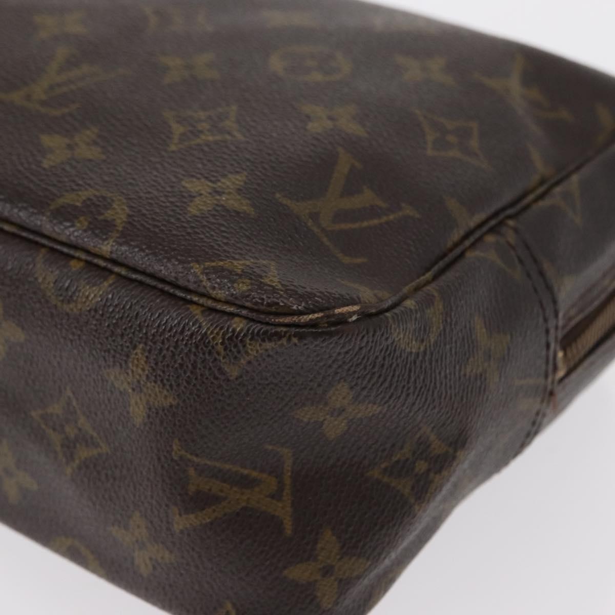 LOUIS VUITTON Monogram Trousse Toilette 28 Clutch Bag M47522 LV Auth 152858