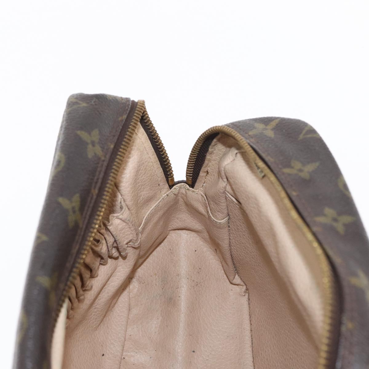 LOUIS VUITTON Monogram Trousse Toilette 28 Clutch Bag M47522 LV Auth 152858