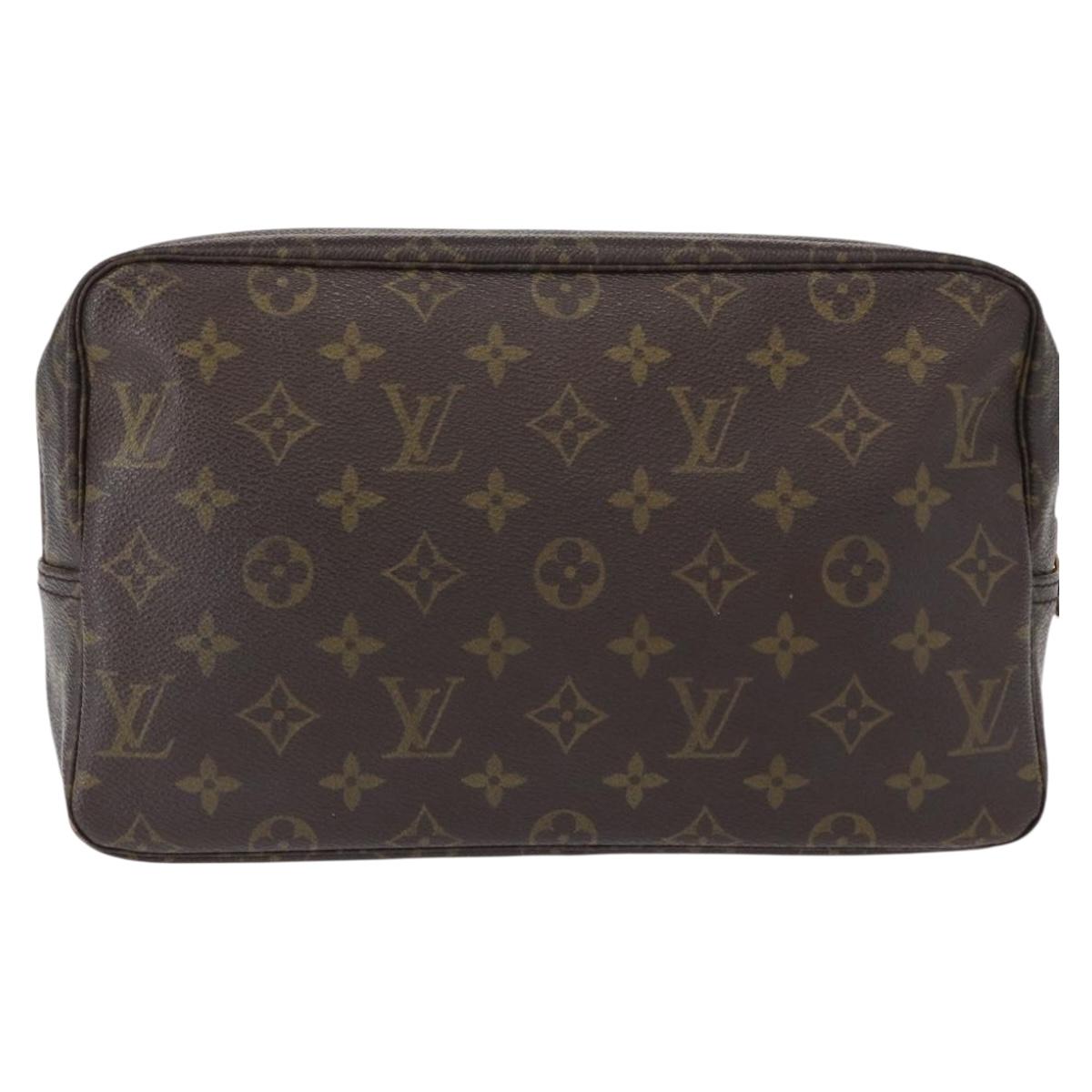 LOUIS VUITTON Monogram Trousse Toilette 28 Clutch Bag M47522 LV Auth 152858