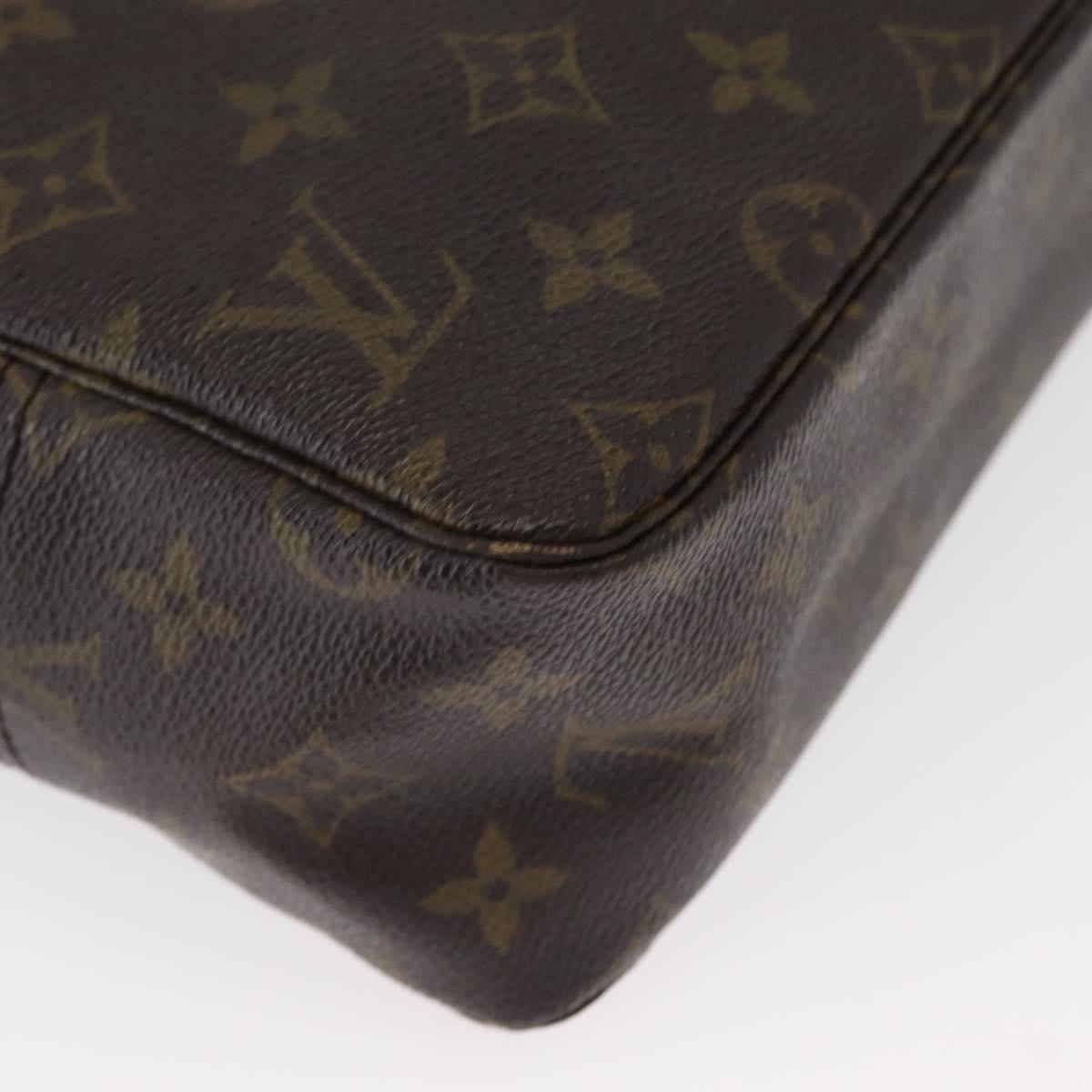 LOUIS VUITTON Monogram Trousse Toilette 28 Clutch Bag M47522 LV Auth 152858
