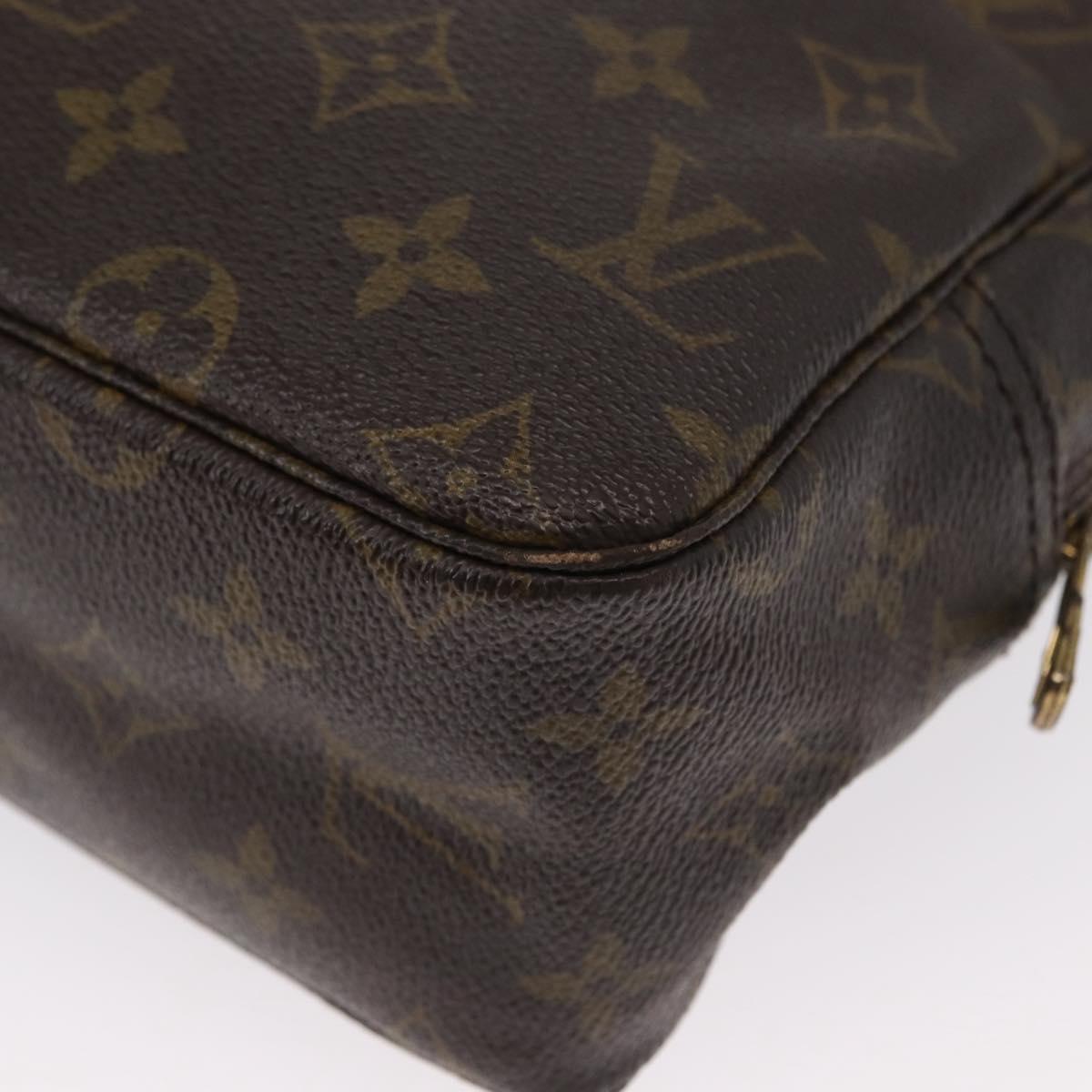 LOUIS VUITTON Monogram Trousse Toilette 28 Clutch Bag M47522 LV Auth 152858