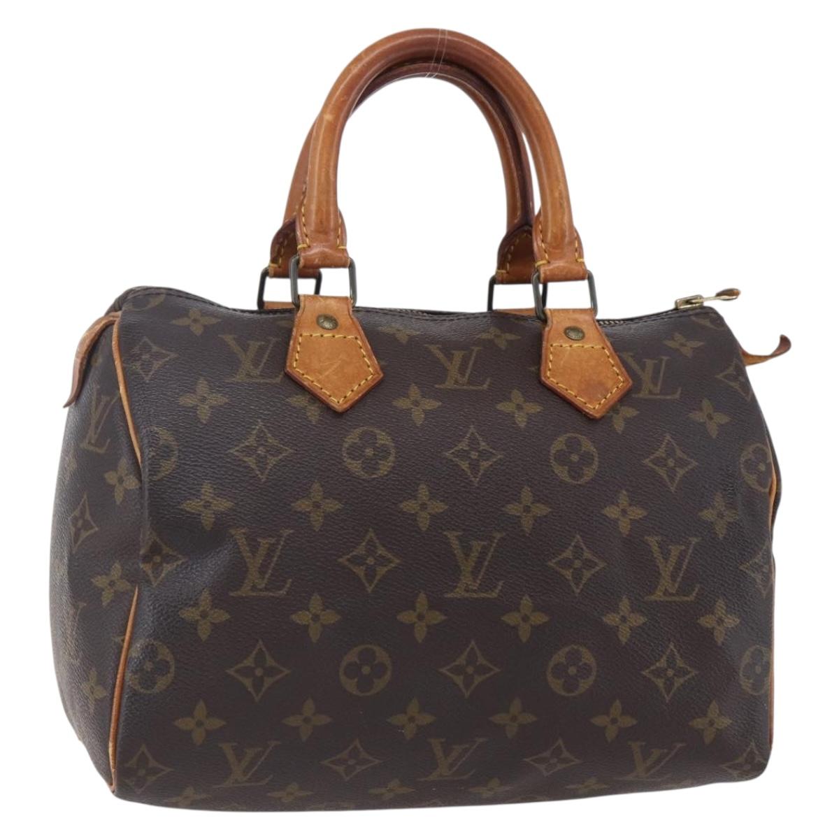 LOUIS VUITTON Monogram Speedy 25 Hand Bag M41528 LV Auth 152864