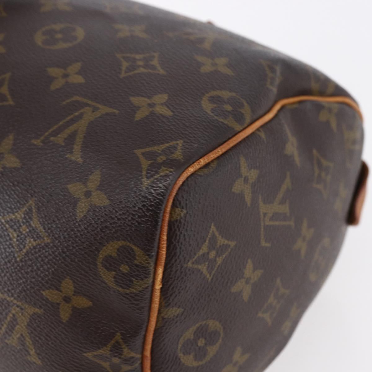 LOUIS VUITTON Monogram Speedy 25 Hand Bag M41528 LV Auth 152864