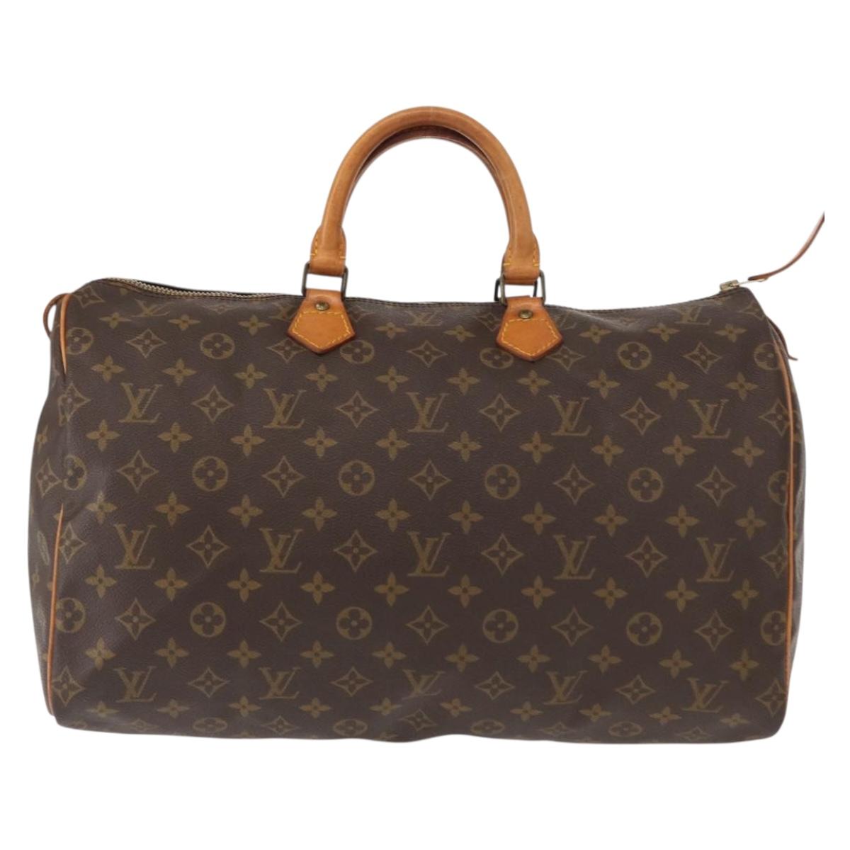 LOUIS VUITTON Monogram Speedy 40 Hand Bag M41522 LV Auth 152868