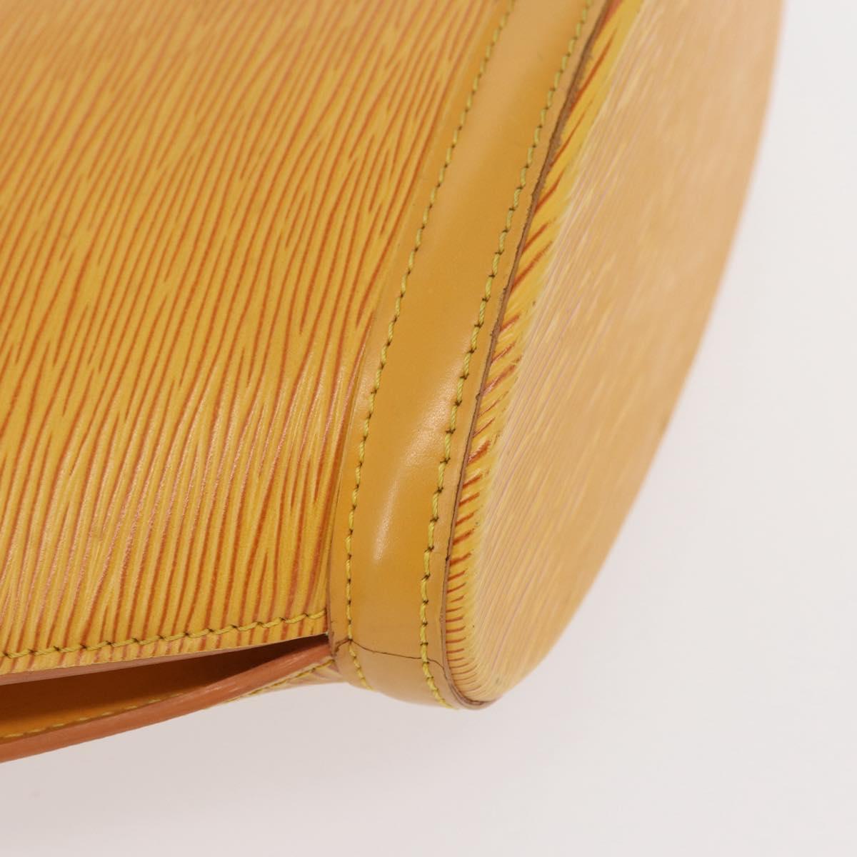 LOUIS VUITTON Epi Saint Jacques Hand Bag Yellow M52279 LV Auth 152871