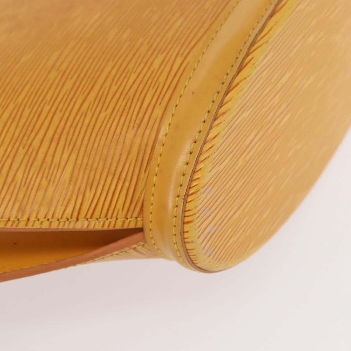 LOUIS VUITTON Epi Saint Jacques Hand Bag Yellow M52279 LV Auth 152871
