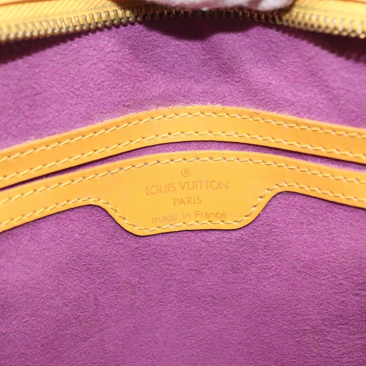 LOUIS VUITTON Epi Saint Jacques Hand Bag Yellow M52279 LV Auth 152871