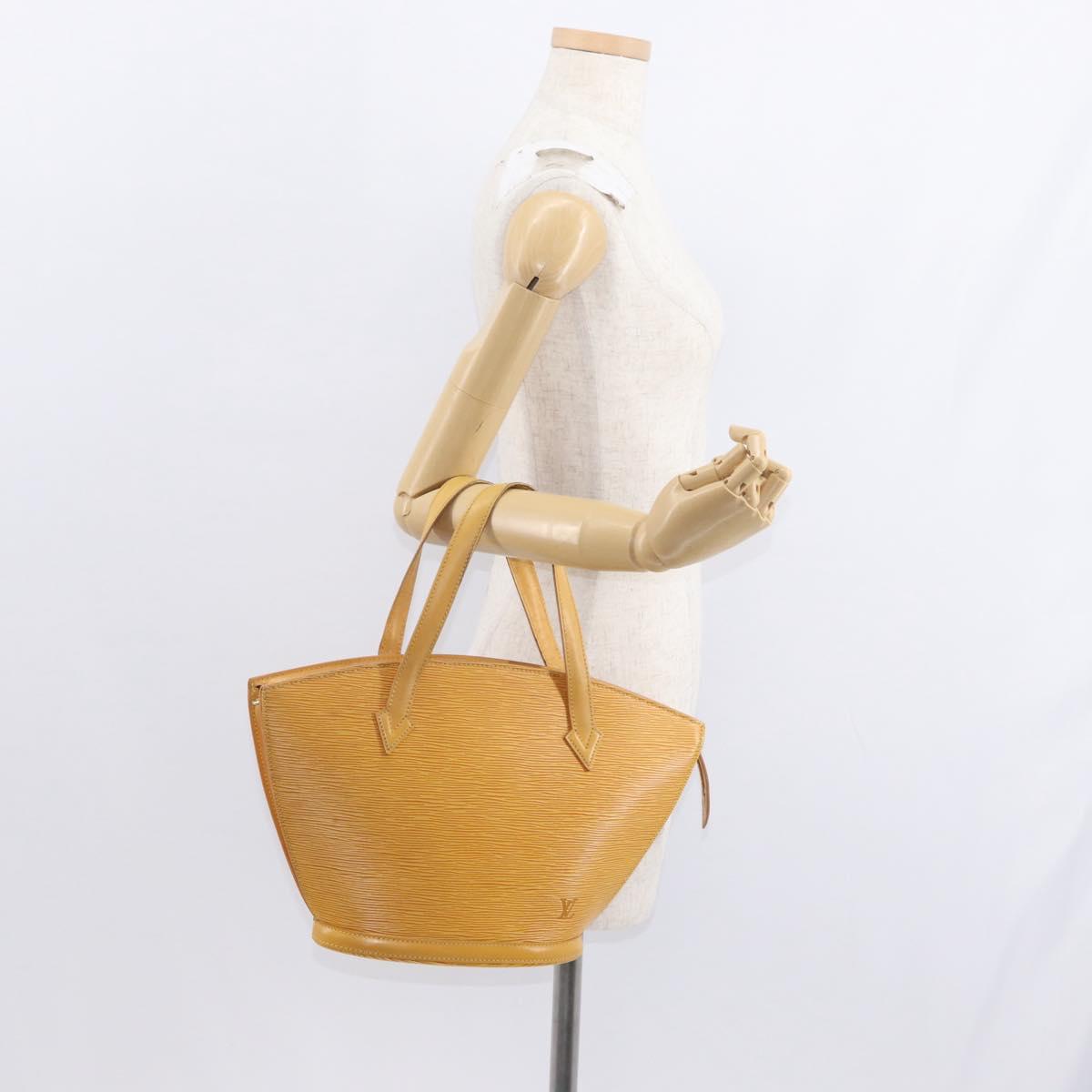 LOUIS VUITTON Epi Saint Jacques Hand Bag Yellow M52279 LV Auth 152871