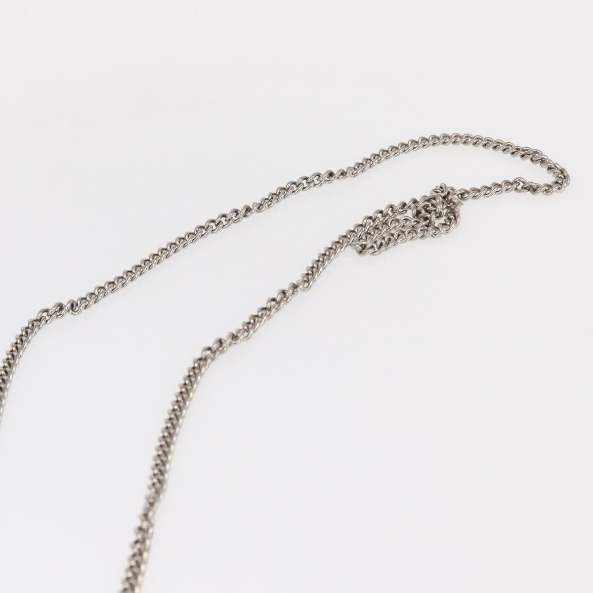 Miu Miu Matelasse Chain Shoulder Shoulder Bag Leather Black Silver Auth 152885