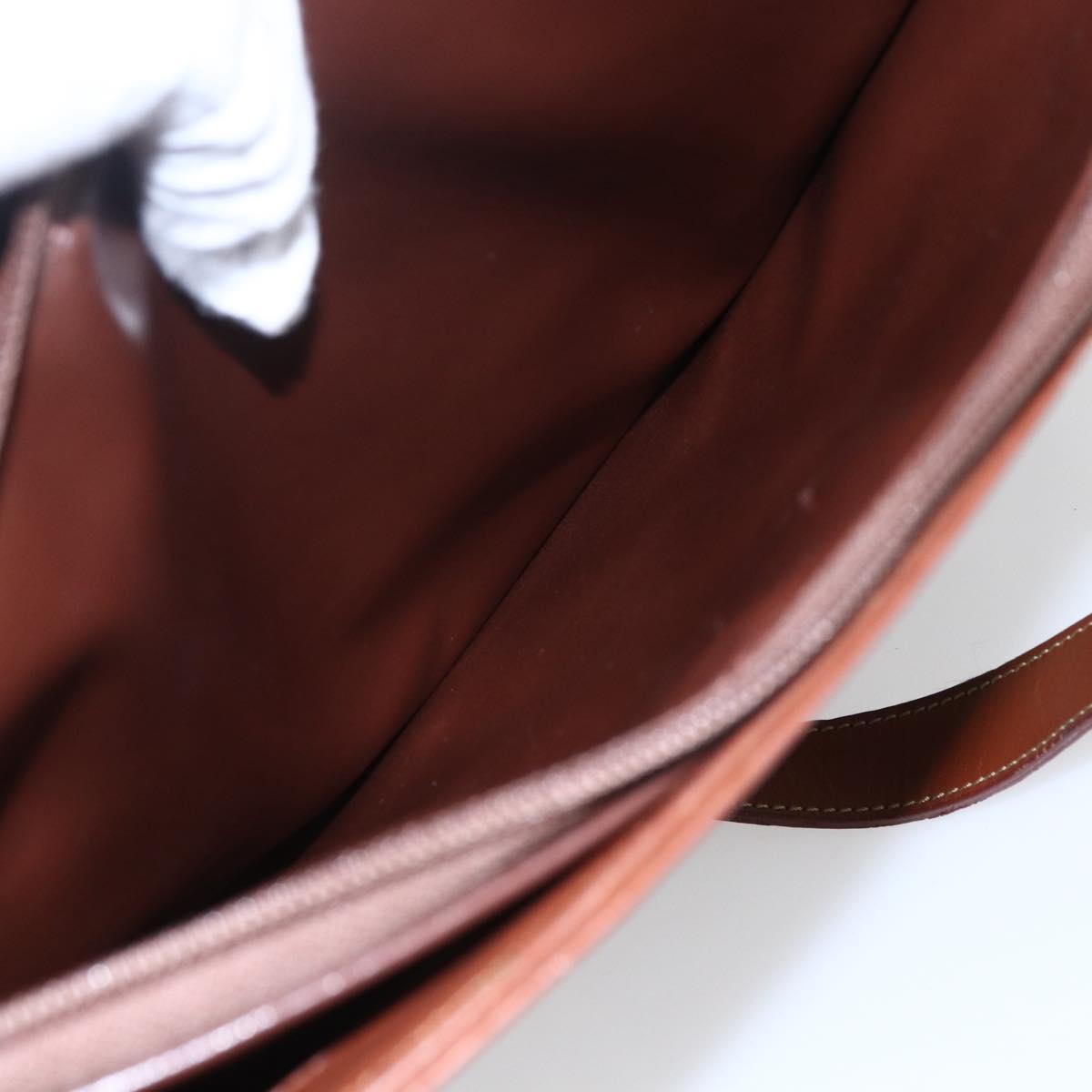 Burberrys Nova Check Tote Bag PVC Leather Green Gold Auth 152895