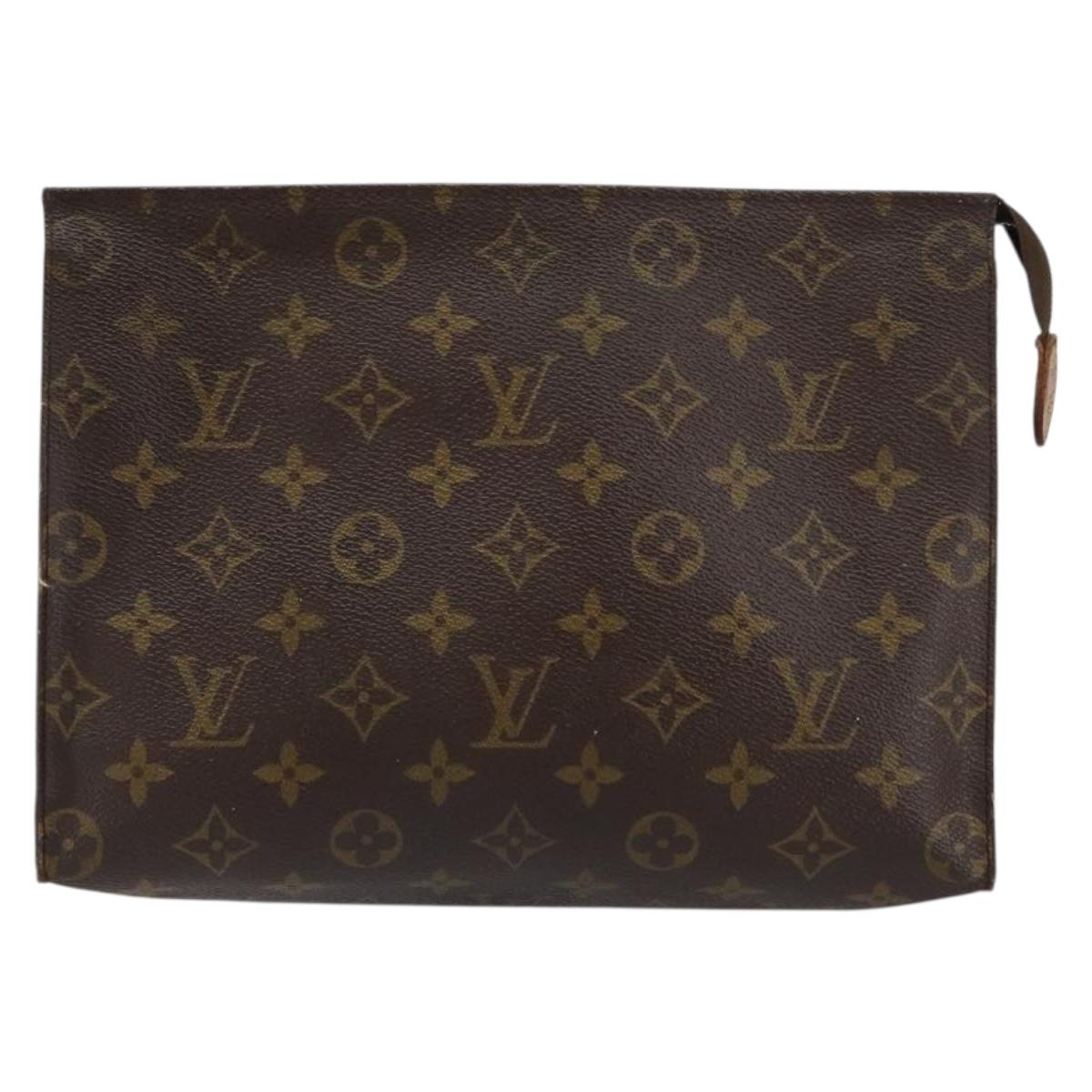 LOUIS VUITTON Monogram Poche Toilette 26 Pouch M47542 LV Auth 152912
