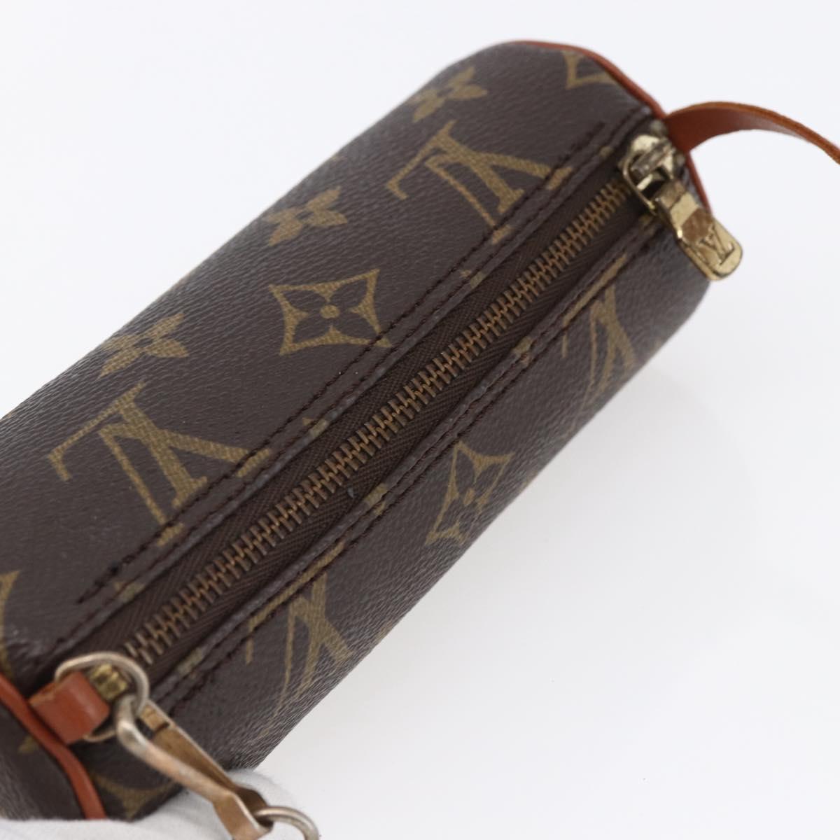 LOUIS VUITTON Monogram Papillon Pouch LV Auth 152917