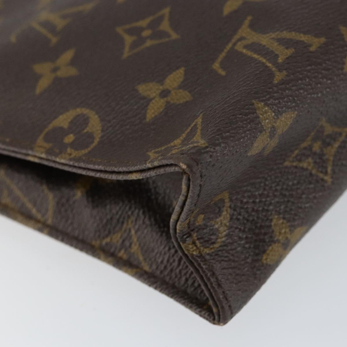 LOUIS VUITTON Monogram Poche Toilette 26 Pouch M47542 LV Auth 152918