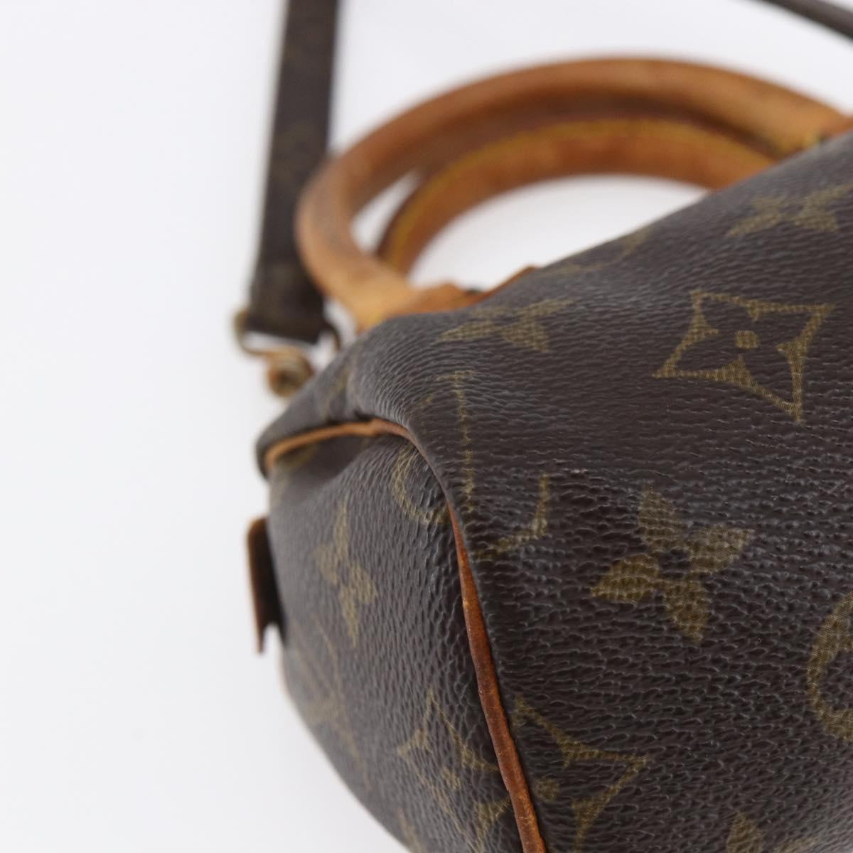 LOUIS VUITTON Monogram Mini Speedy Hand Bag M41534 LV Auth 152919