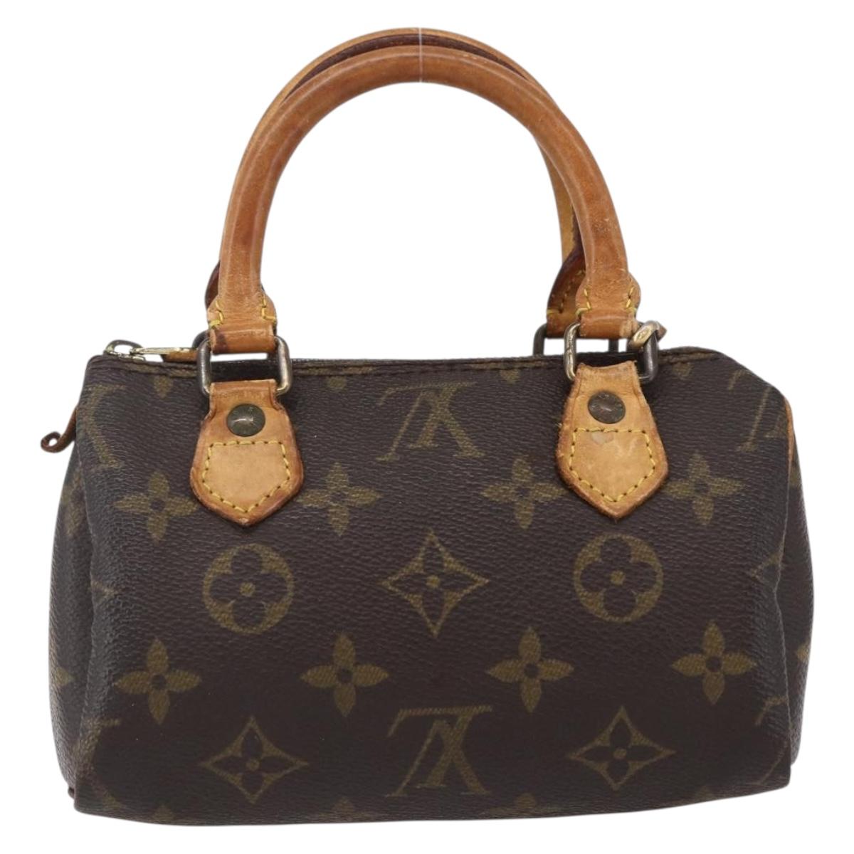 LOUIS VUITTON Monogram Mini Speedy Hand Bag M41534 LV Auth 152919