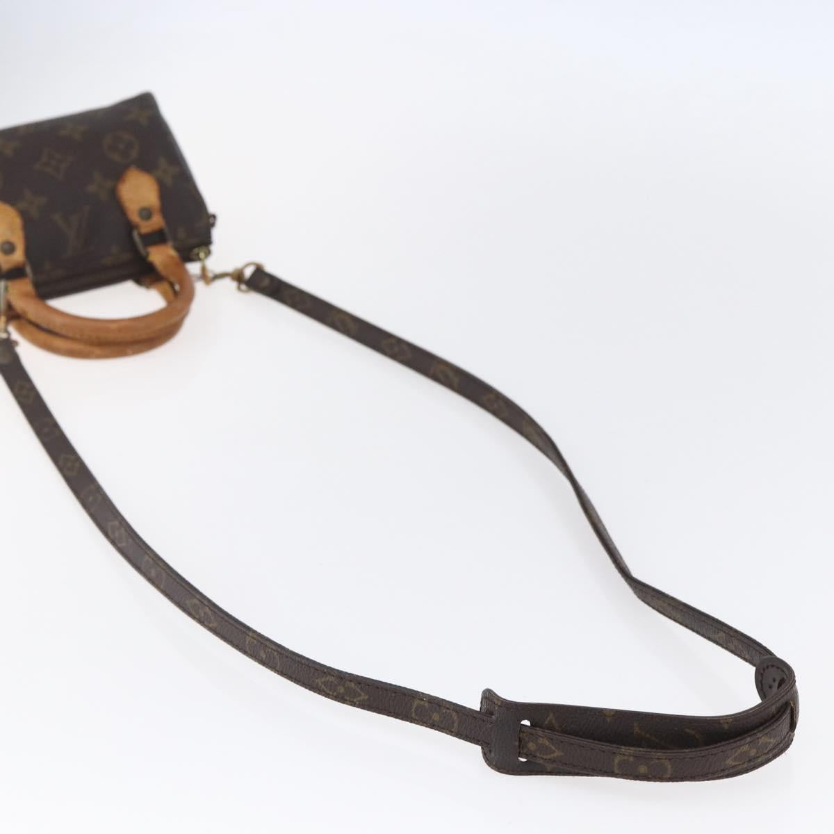 LOUIS VUITTON Monogram Mini Speedy Hand Bag M41534 LV Auth 152919