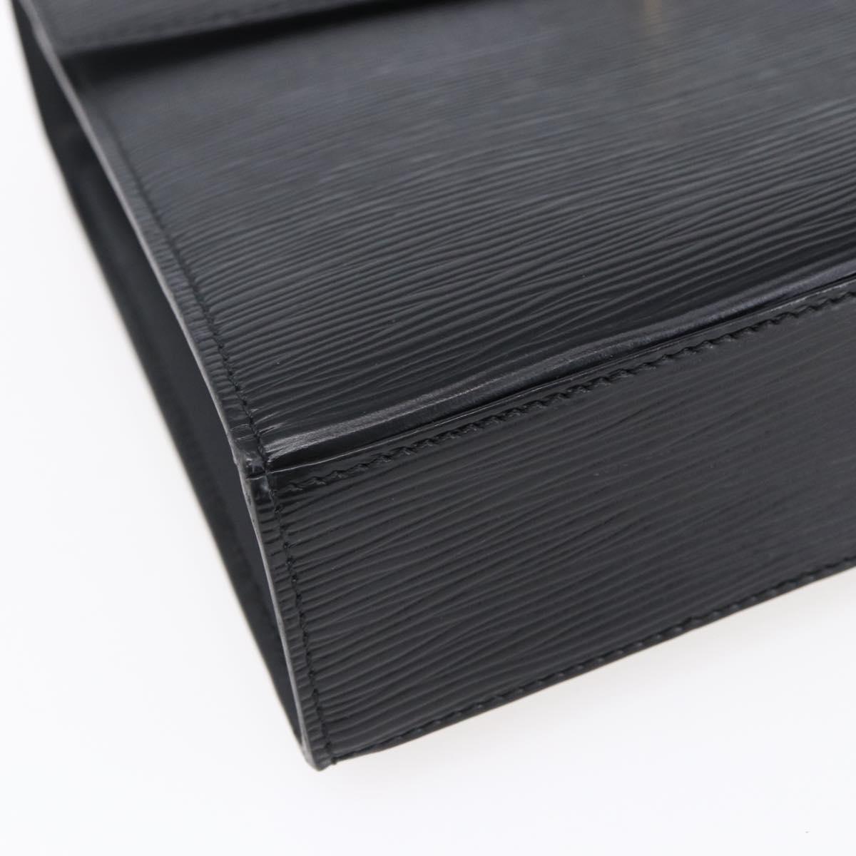 LOUIS VUITTON Epi Malesherbes Hand Bag Black M52372 LV Auth 152926